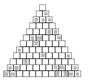 marble-cube pyramid