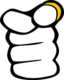 Pointing finger