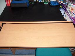 A somewhat tidy desk.