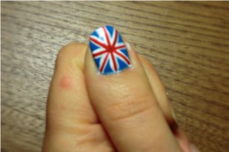 british flah nail art