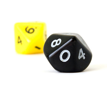 An image of a ten sided die.